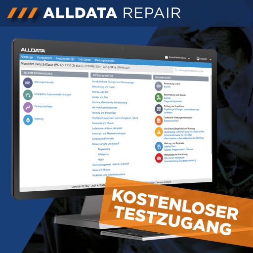 Alldata Repair Reparaturinformationen kostenloser Testzugang