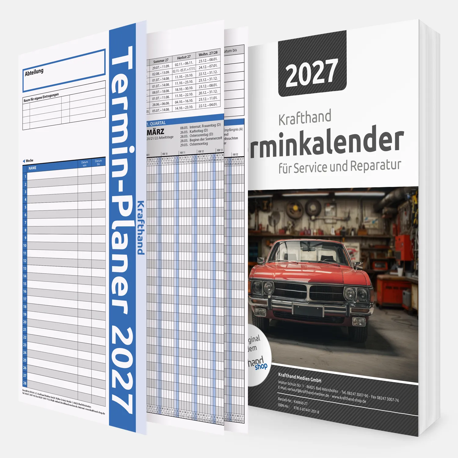 Kombiangebot: Terminkalender plus Termin- und Urlaubsplaner - 2027 – Bild 5