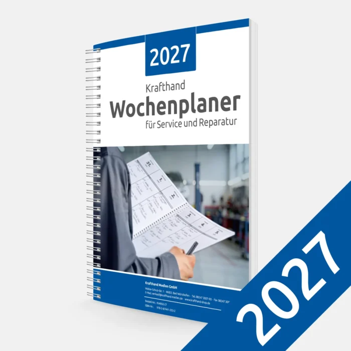 Werkstatt-Wochenplaner - 2027