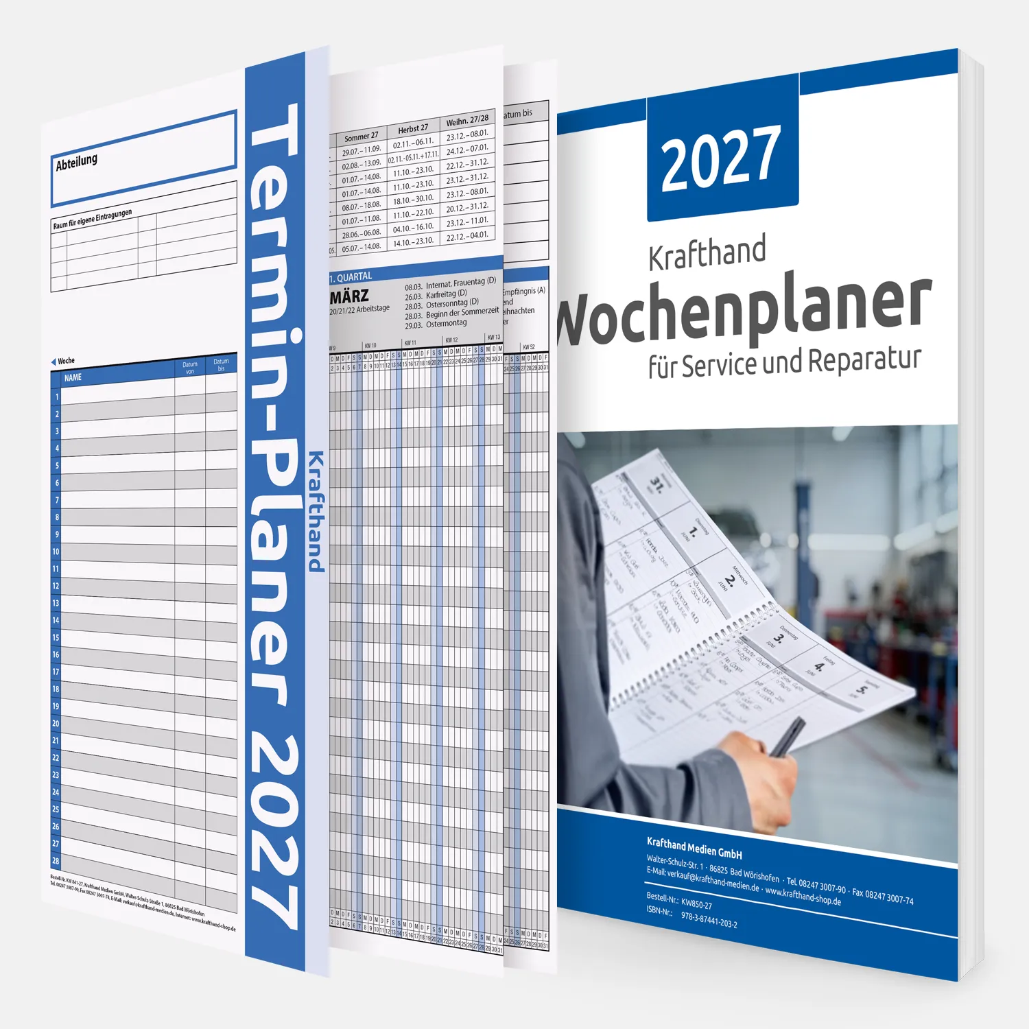 Kombiangebot: Wochenplaner plus Termin- und Urlaubsplaner - 2027 – Bild 4