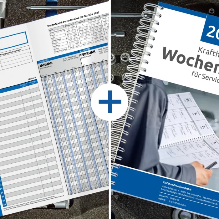 Kombiangebot: Wochenplaner plus Termin- und Urlaubsplaner - 2027