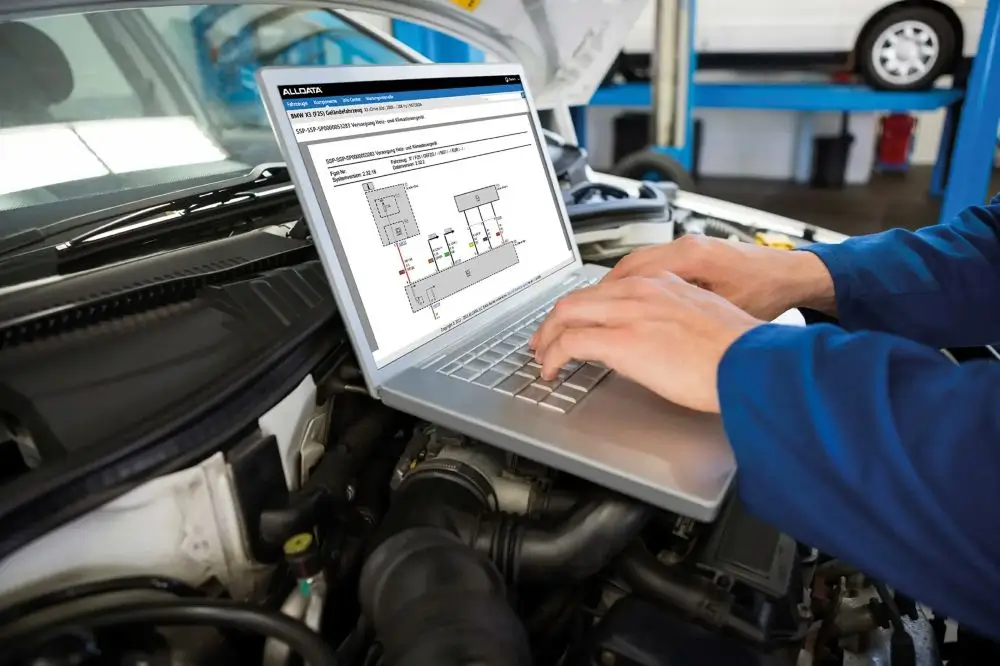 Alldata-Software im Werkstatteinsatz