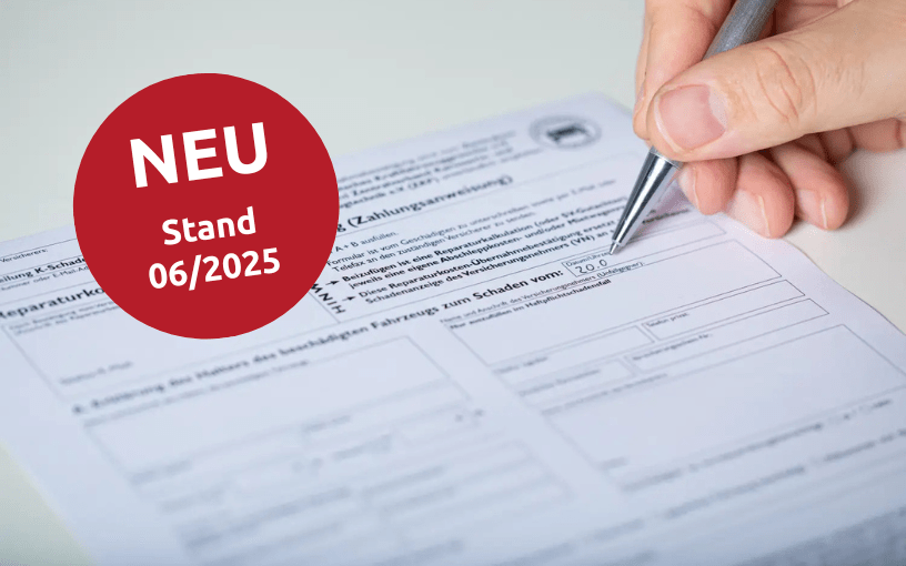 Reparaturkosten-Übernahmebestätigung